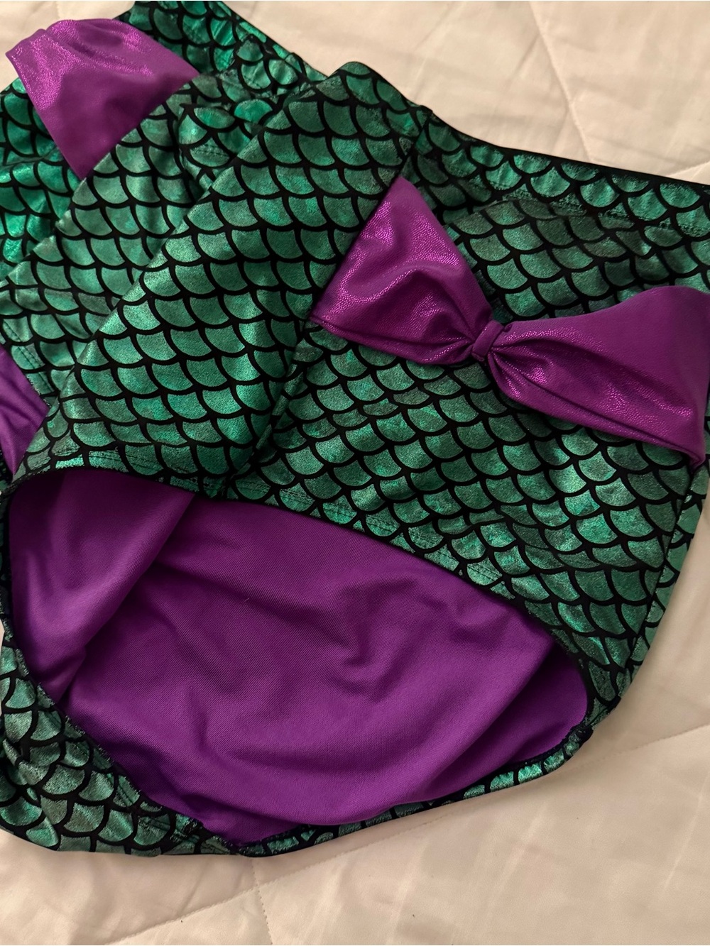 Hot Topic Green little mermaid Bikini Bottoms